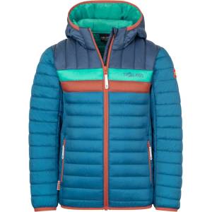 TROLLKIDS Детско синтетично яке Trollkids Kid's Eikefjord Jacket Synthetic jacket - Summernight Blue / Mystic Blue / Red Clay / Blue Coral - размер 92 (EU) (703-3293-1911)