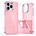 HQWear Блестящ калъф за Samsung Galaxy S25 Edge - розов (5907769376306)