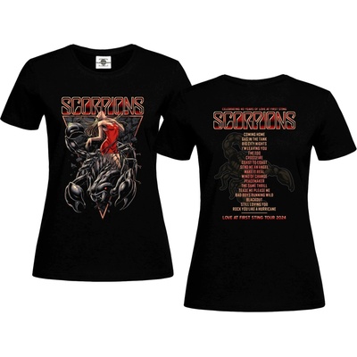 Tričko Scorpions Love at First Sting Tour 2024 černá – Zboží Mobilmania
