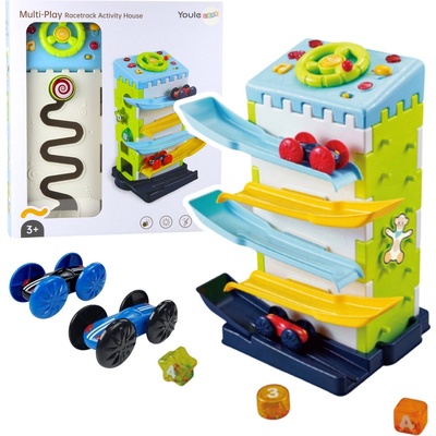 LEAN TOYS Vzdelávacia veža šmýkačka triedič