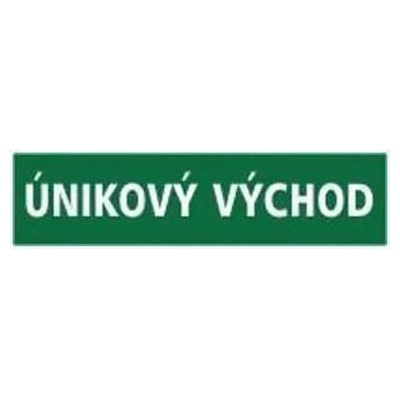 Manutan Úniková fotoluminiscenční bezpečnostní tabulka - Únikový východ, plast