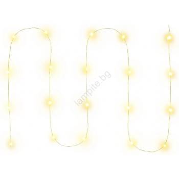 Retlux - LED гирлянд 20xLED/2xAA 2, 3 m топла бяла светлина (FT0013)