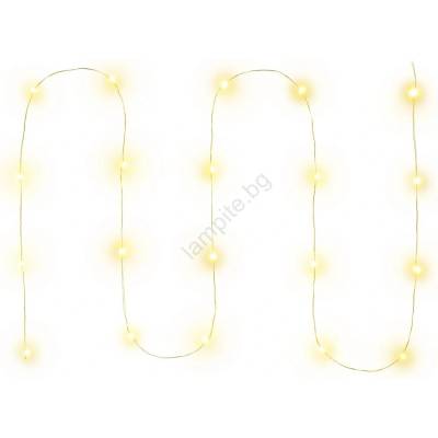 Retlux - LED гирлянд 20xLED/2xAA 2, 3 m топла бяла светлина (FT0013)