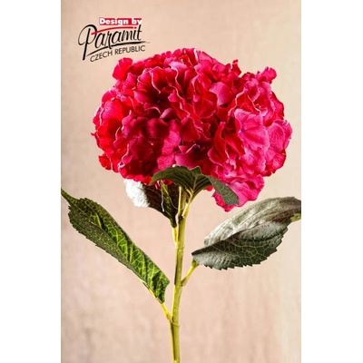 Paramit Aranžovací květina hortenzie sytě růžová 82 cm