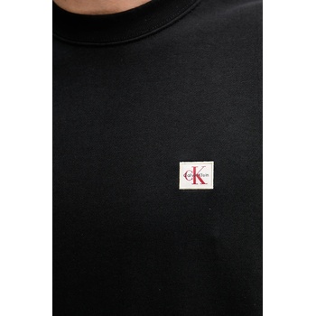 Calvin Klein Суичър Calvin Klein Jeans мъжки в черно с изчистен дизайн LV04RC273G (LV04RC273G)