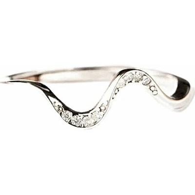 Nefertitis Stříbrný prsten Silver Wave NF63064