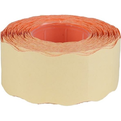 . Cenové etikety, 25x16 mm, oranžová