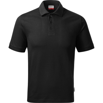 MALFINI Rimeck resist heavy polo r20 / Мъжка поло риза - черна xxxl (r200118)