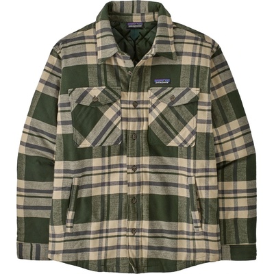 Patagonia Мъжко ежедневно яке Patagonia Lightweight Insulated Fjord Flannel Shirt Casual jacket - Ashore: Old Growth Green - размер M (003-2926-0613)