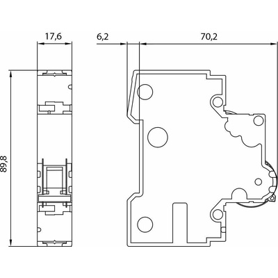 Siemens, Jistič 1pól,2A 10kA char, B 5SY4102-6