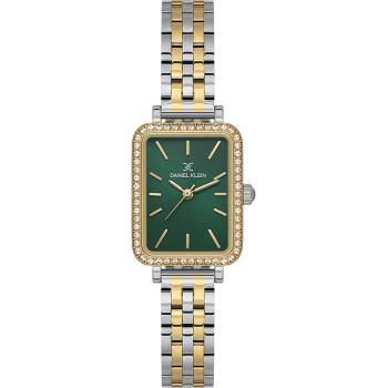 Daniel Klein DK. 1.14105-3 - Дамски часовник, Premium, Кварцов, 21x33.7mm, 3 ATM, Зелен