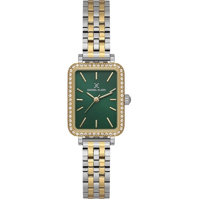 Daniel Klein DK. 1.14105-3 - Дамски часовник, Premium, Кварцов, 21x33.7mm, 3 ATM, Зелен