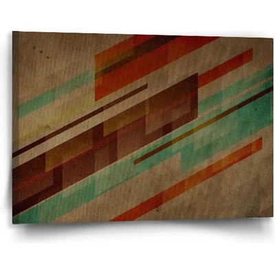 Sablio Obraz Hnedá abstrakcia - 90x60 cm