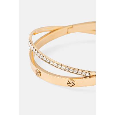 Tory Burch гривна дамска позлатена кристална Icon (184428)
