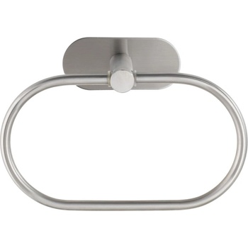 WENKO Матово-сребриста самозалепваща поставка за кърпи от неръждаема стомана Orea - Wenko (24275100)