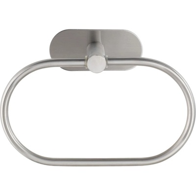 WENKO Матово-сребриста самозалепваща поставка за кърпи от неръждаема стомана Orea - Wenko (24275100)