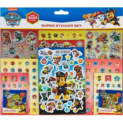 UNDERCOVER Samolepky Paw Patrol XXL sada 500 ks