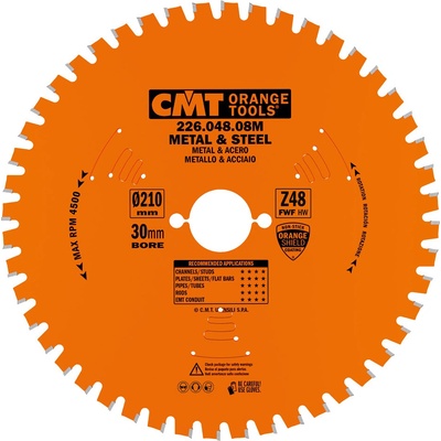 CMT Industrial Pílový kotúč na železo - D235x2,2 d30 Z48 HM C22604809M