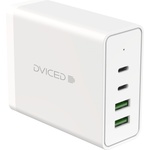Dviced Desktop charger 100W GaN 2 USB-A, 2 USB-C EU - White (DV211001)