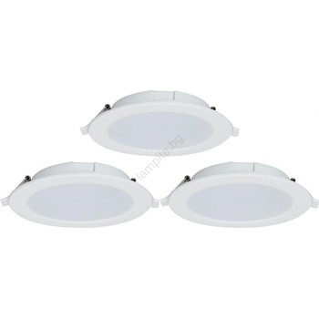 Aigostar Aigostar-К-кт 3x LED Димируема лампа за вграждане MESH 9W/230V 2700K-6500K Ø 14, 5 см (AI1987)