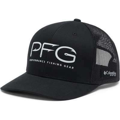 Columbia PFG Mesh Snap Back Hooks Ball Cap Čierna