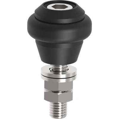 Umakov Koliesko-nylonové s gumovým prstencom, INOX H8/04G-43