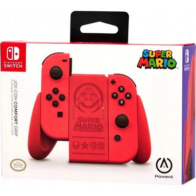 PowerA Joy-Con Comfort Grip - Super Mario Red - Nintendo Switch