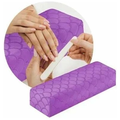 Starnails Manikúrní podložka Mermaid textil fialová prošívaná