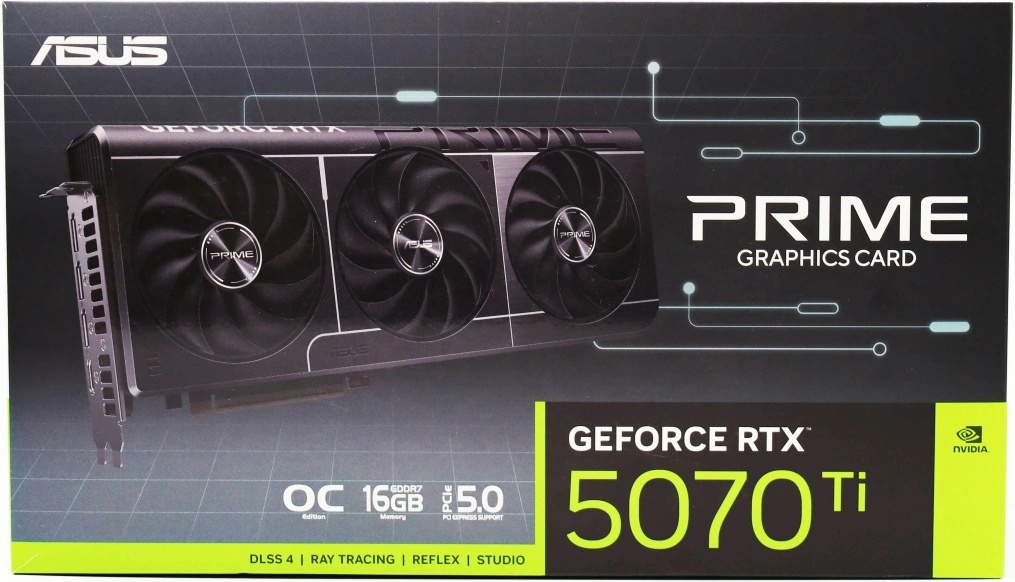 Asus PRIME GeForce RTX 5070 Ti 16GB GDDR7 OC Edition 90YV0MF0