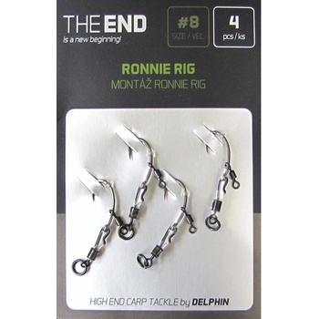 Delphin Montáž The End Ronnie Rig 4 ks veľ.8