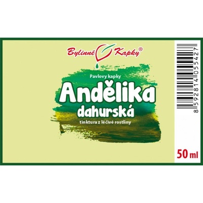 Bylinné kapky Angelika angelika dehel čínska TCM bylinné kvapky tinktúra 50 ml
