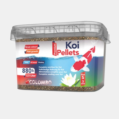 Colombo Koi Pellets Premium 3 mm 2,5 l