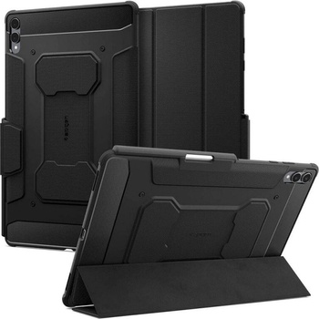 Spigen Противоударен Калъф за Samsung Tab S11 Ultra 14.6", Spigen Rugged Armor Pro Case, Черен (ACS10150)
