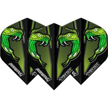 Red Dragon Airwing Peter Wright Snakebite štandardné, zelené