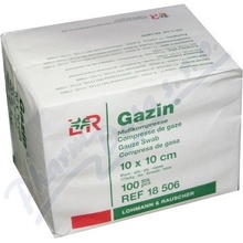 Gazin Gáza hydrofil.skl.kompr. 10 x 10 cm/100 ks 8vrst.