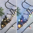 EMOS Lighting D4AH01 LED vianočná reťaz 2v1 10 m vonkajšia aj vnútorná teplá biela multicolor programy