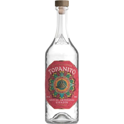 Topanito Mezcal Artesanal 100% Espadín 52% 0,7 l (čistá fľaša)