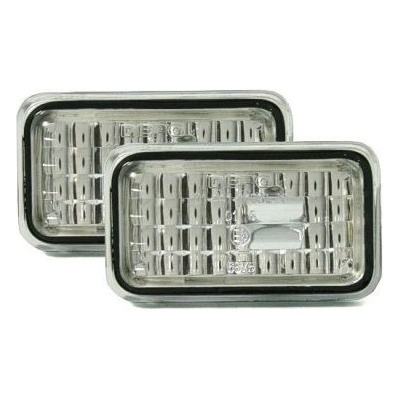 Кристални мигачи за калник за Golf 2 / Audi 80 / 100 - хром