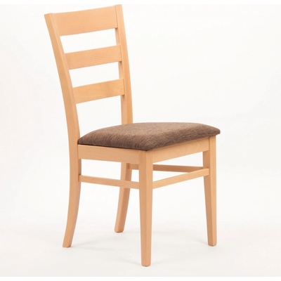 ITTC Stima Viola s čalouněným sedákem Buk / látka Miron marrone 801