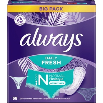 Always Винаги ежедневни подложки Flexistyle Normal 58pcs (8001841230658)