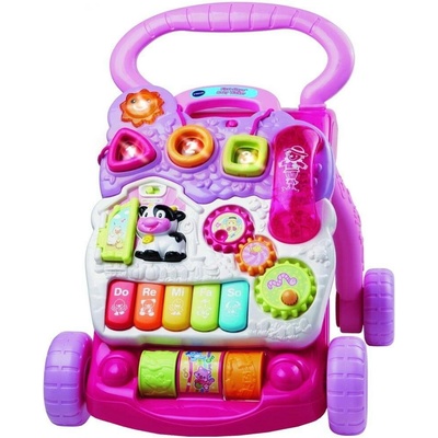 Vtech Chodítko Uč se a poznávej růžové české