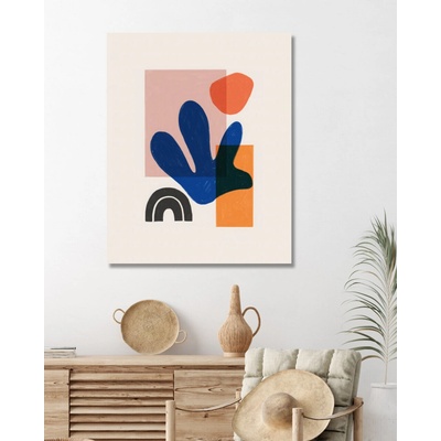 ZUTY Obrazy na stenu - Henri Matisse - Boho modrá Rámovanie: vypnuté plátno na rám, Rozmer: 40x50 cm