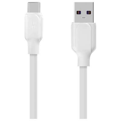 Obal:Me AC12WH Simple USB-A/USB-C, 1m, bílý