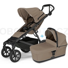 Thule Urban Glide 4-wheel Tinted Taupe s magnetickou sponou 2025 + vanička Tinted Taupe