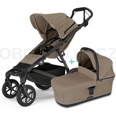 Thule Urban Glide 4-wheel Tinted Taupe s magnetickou sponou 2025 + vanička Tinted Taupe