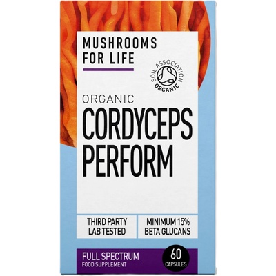 Mushrooms4Life Bio Cordyceps Perform Výkon kapsle 60 ks