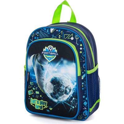 Detský predškolský batoh Prémium COOL futbal Modrá