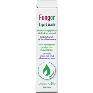 Oregano4Life Почистваща течност с масло от Риган, Oregano 4 Life Fungor Liquid Wash Natural Cleaning Liquid with Organic Oregano Essential Oil 200ml