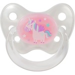 Dentistar Силиконова залъгалка с халка Dentistar Art - Еднорог, размер 1 (22201) - baby