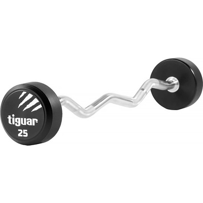 Tiguar PU olympijská činka lomená 25 kg